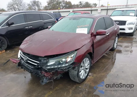 2014 Honda Accord Ex-L V-6 z USA, uszkodzony, nr VIN 1HGCR3F89EA033258